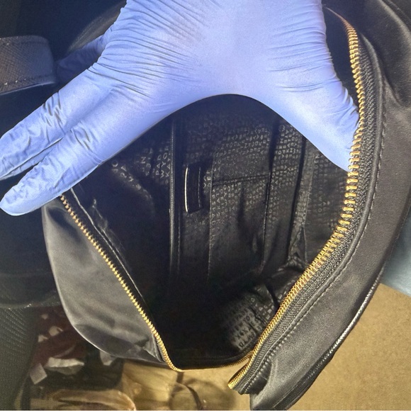 Kate Spade Black Leather Backpack Adjustable Straps Wear Functional - Picture 9 of 16